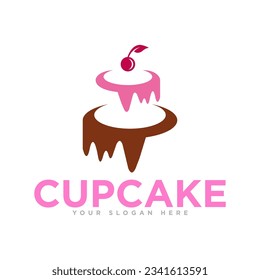 Cake Bakery Logo Design Illustration