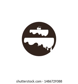cake bakery logo design ilustration