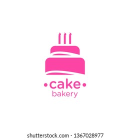 Cake bakery logo, design inspiration vector template for bakery logo