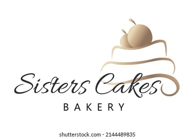 Cake Logo Design Bakery Logo Cake Stock Vector (Royalty Free ...