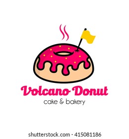 Cake Bakery Logo template

