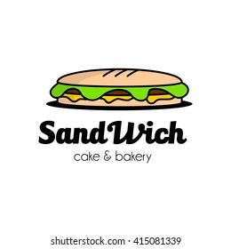 Cake Bakery Logo template
