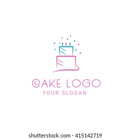  Cake Bakery Logo template
