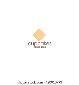 Cake Bakery Logo template
