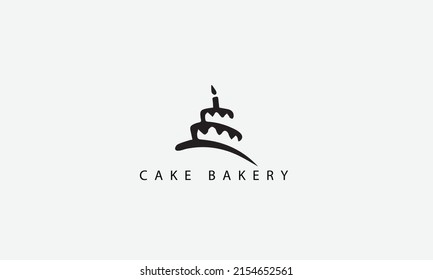 Cake Bakery Vector Logo Design