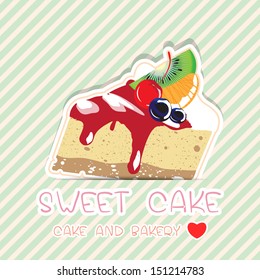 cake and bakery,Illustration eps 10