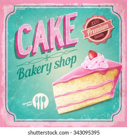 cake banner for bakery