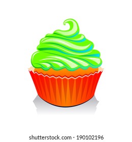 cake birtday party vector food cream