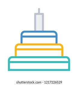 cake  birthday   candle  