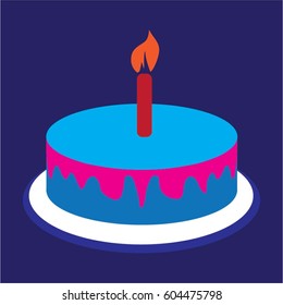 cake birthday vector