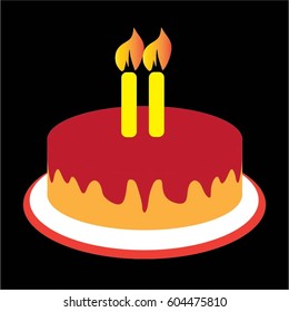 cake birthday vector