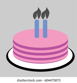 cake birthday vector