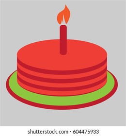cake birthday vector