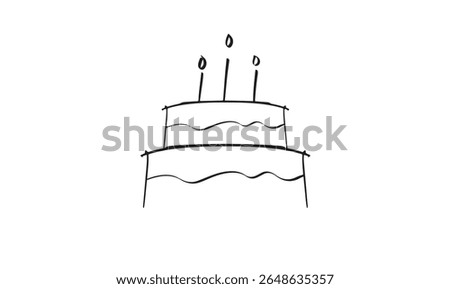Cake black color object icon sweet dessert doodle cake candle party event cupcake character cream drawing sign symbol happy birthday celebration anniversary sweet food candy cake happy birthday sweet
