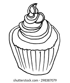 118,545 Cup cake with black background Images, Stock Photos & Vectors ...