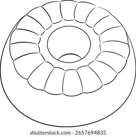 Pastel de Vector blanco y negro ilustración de arte de vino Stock