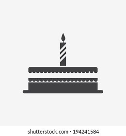 cake with a candle icon