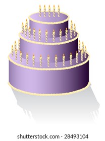 Cake with Candles