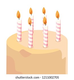 cake with candles celebration birthday
