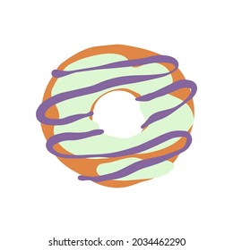 Cake, Cartoon cake illustration, vector icon of a cake, donut vector illustration