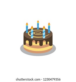 cake cartoon vector