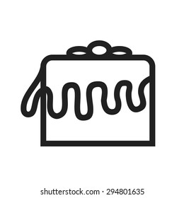 Cake, celebration, birthday icon vector image.Can also be used for easter, celebration, observances and holidays. Suitable for mobile apps, web apps and print media.