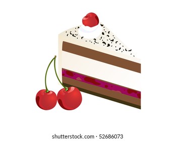 cake with cherry