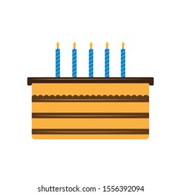 Cake clip art design vector illustration image