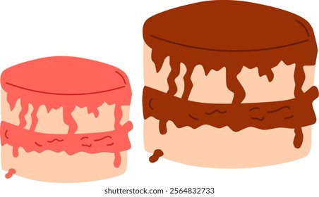 Cake clipart drawing illustration design 