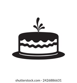 Cake collection flora design vector art.