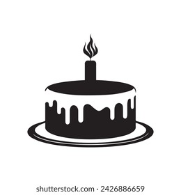 Cake collection flora design vector art.