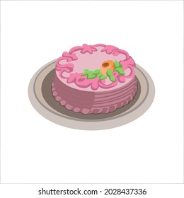 Cake Color vector clipart design