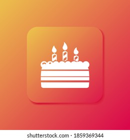 cake con. Vector illustration EPS 10.