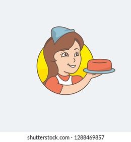 Cake confectionery logo