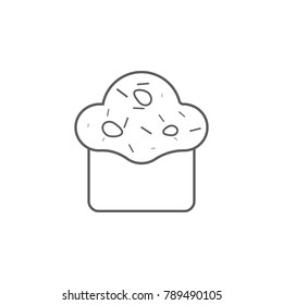 cake cup icon. Web element. Premium quality graphic design. Signs symbols collection, simple icon for websites, web design, mobile app, info graphics on white background