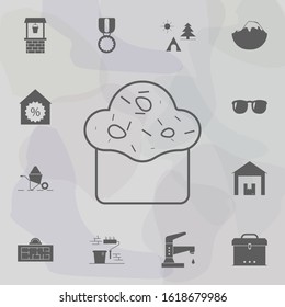 Cake cup icon. Web icons universal set for web and mobile