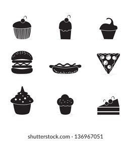 Cake  & Cupcakes icons ( concepts, labels, & cards)