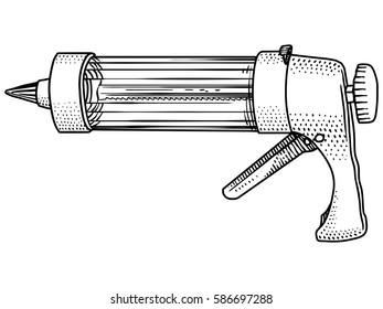 Cake Decorating Kit Illustration, Drawing, Engraving, Line Art
, Vector