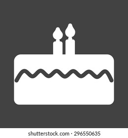 Cake, dessert, delicious icon vector image. Can also be used for eatables, food and drinks. Suitable for use on web apps, mobile apps and print media