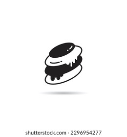 cake and dessert icon vector illustration