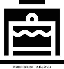 Cake Dome Vector Icon Design Illustration