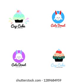 Cake Donut Logo Design