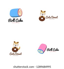Cake Donut Logo Design