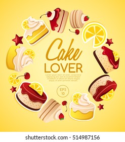 Cake Elements : Vector Illustration 