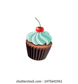 Cake flat icon. You can be used cake icon for several purposes like: websites, UI, UX, print templates, promotional materials, info-graphics, web and mobile phone apps