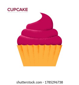 Cake flyer, magazines, poster, book cover, banners. invitation cards concept background. Grain texture and noise effect.
