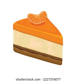 cake food dessert sweet orange fruit chocolate cream snack baked delicious sugar slice tasty cheese