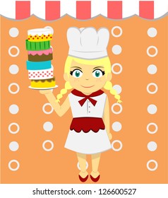 Cake girl