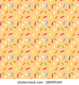 Cake glaze seamless pattern