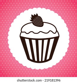 cake graphic design , vector illustration